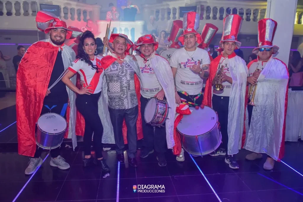 batucadas de river con vientos y trompetas para fiestas y eventos